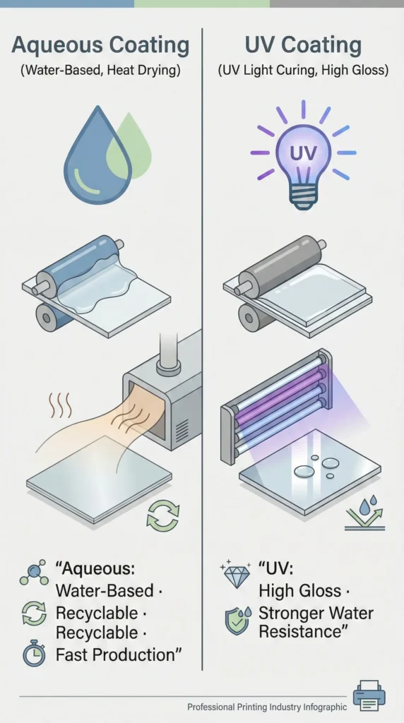 Aqueous-Coating-vs-UV-Coating