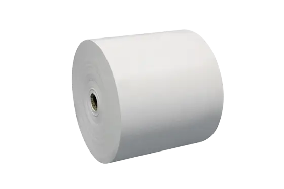 white cupstock paper roll